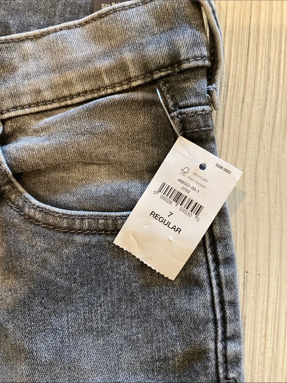 GAP Kids Washed Gray Denim Jeans